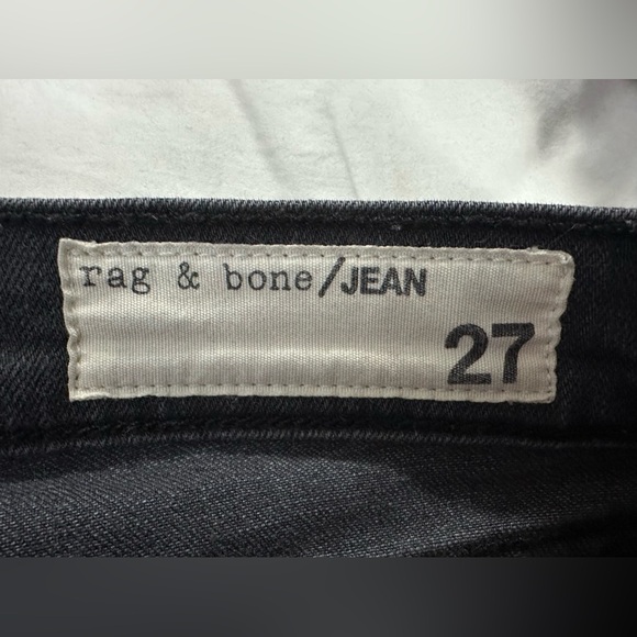 Rag & Bone Jean Blackthorne Distressed Skinny Jeans Ankle Zip Size 27 - Picture 2 of 9